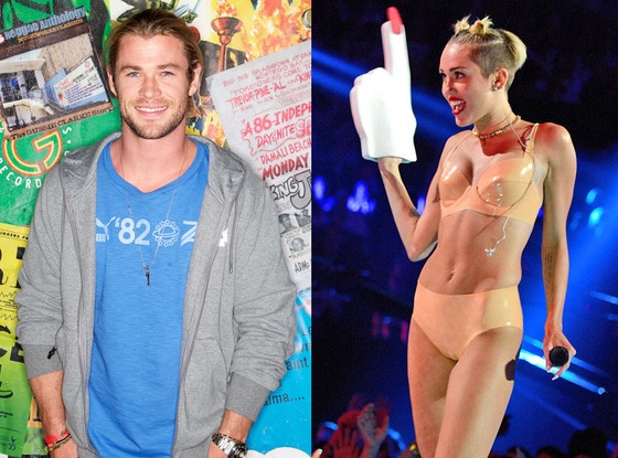 Chris Hemsworth, Miley Cyrus Chris Hemsworth, Miley Cyrus